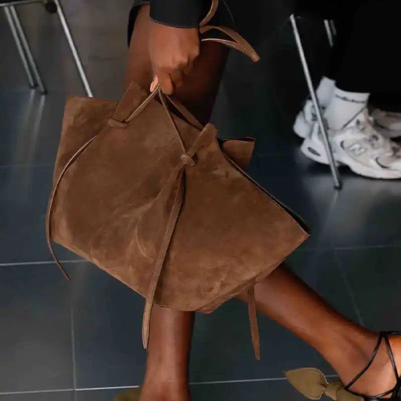 Ava Suede Tote